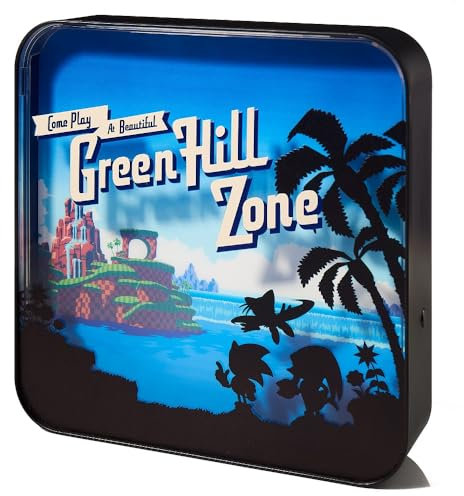 Numskull - Sonic The Hedgehog - Green Hill Zone Plexiglaslampe