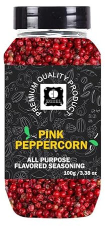 EDZZEL Grani di pepe rosa indiano di alta qualità, scatola da 100 grammi (set da 2)