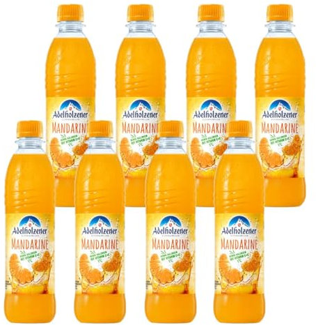 Adelholzener Mandarine 8 Flaschen je 0,5l inkl. Mehrwegpfand