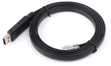 El cable de depuración de consola USB a RJ45 de grado industrial adopta una comunicación estable de chip importada original