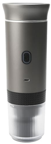 Máquina de café expreso portátil,Cafetera Portátil Cápsula de Espresso 3 en 1,15 bar,7500mAh,Autocalentamiento,compatible con cápsulas Nes y DG y café molido,para Oficina Viaje Camping(sin bolsa)