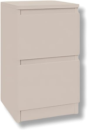 SoDREAMER Nachttisch Kashmir | Nachtschrank Beistelltisch | Nachtkommode für jedes Schlafzimmer, Wohnzimmer, Jugendzimmer | Kleine Kommode | 30 x 53 x 30 cm