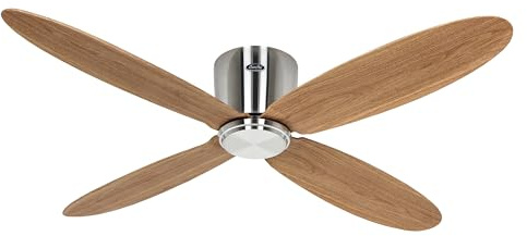 CasaFan DC Deckenventilator Eco Plano II WiFi 132 BN-EN