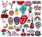 Patches zum aufbügeln 32 Stück Patch Sticker DIY Niedlich Aufkleber Patch Stickerei, Assorted Kleidung Patches Aufkleber Sommer-Thema für T-Shirt Jeans Kleidung Taschen
