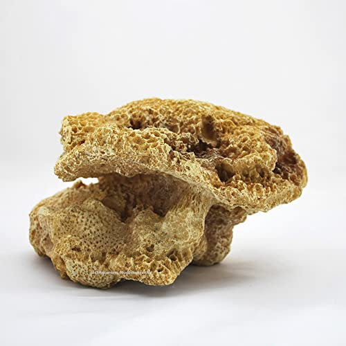 Riffgestein,21x17x13 cm, Felsen Stein Nachbildung,Meerwasser Aquarium Dekoration