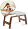 FeetUp Trainer The Original - Yoga kopfstandhocker, Yoga Inversion Bank, Simply and Safely Reverse. Get Fit Relax. Turn Your Yoga Upside Down (Chocolate, White)