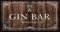 The Gin Bar runner mat Ð Wood effect - home bar pub gift