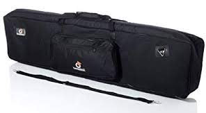 FREESOUNDGUITARS Borsa Imbottita per Pianoforte 88 Tasti, Nero, Misure 140 x 31 x 17 cm