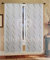 GBiancheria COPPIA TENDE DEBORA 70X150 70X240 PER FINESTRE E PORTEFINESTRE PRONTE DA APPENDERE (70x240, Beige)
