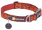 RUFFWEAR Flat Out Collar, Klassisches Hundehalsband für Große bis Sehr Große Hunderassen, Einstellbare Passform, Größe L (51-66 cm), Ember Distortion