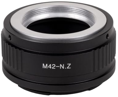 MPIXO Lens adapter ring M42-Nikon Z for M42 Screw Lens for Nikon Z9 Z7 II Z7 Z6 II Z6 Z5 Z50 Z fc Camera