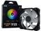 ASUS TUF Gaming TF120 ARGB Chassis Fan 3-Pin Customizable LEDs Blade, Advanced Fluid Dynamic Bearing, 120mm PWM Control, Double-layer LED Array for Computer Case & Liquid Radiator, Black
