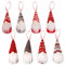 Qinglee 8 Stücke Weihnachts Wichtel, Weihnachtsdeko Wichtel, Kleine Wichtel Figuren zum Aufhängen, Skandinavische Zwerg Handgemachte mit Zipfelmütze, für Weihnachten Deko