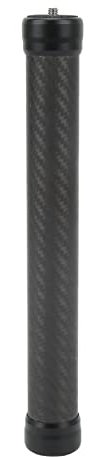 Camera Stabilizer Extension Pole, 25cm Carbon Fiber Gimbal Extension Pole Monopod Stick 33mm Dia, with 1/4in Screw, for Ronin S SC, for ZHIYUN Crane, for Moza AirCross, for FeiyuTech