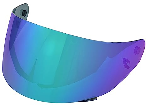 Mulcort Helmvisier Ersatz für LS2 FF352/384/351/369/802 Integralhelm Motorrad Windschutz Helmlinse