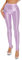 YiZYiF Leggins Sportivi Donna Lucido Collant a Vita Intera Pantaloni Fitness Yoga Skinny Pantaloni Lunghi Viola L