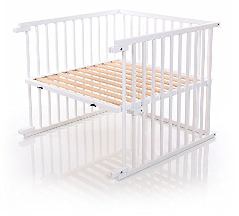 babybay Kinderbett-Umbausatz passend für Modell Boxspring Comfort Plus, weiß lackiert