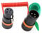 HangTon XLR Cable de audio de 3 pines para micrófono Sony FX3 FX9 Canon, grabadora de cámara de sonido, dispositivos Zoom Zaxcom, ángulo recto, bajo perfil, cable trenzado rojo en espiral