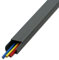 Cable Trunking,Wall Tv Wires Protection Cover, Square Paintable Cable Trunking Self Adhesive/Grey/39 * 19Mm(Grey,20 * 10Mm)
