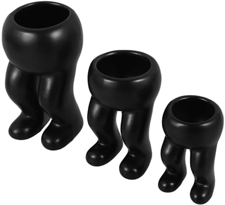 DIKACA 3st Saftiger Blumentopf Pflanztöpfe Blumentopf Für Orchideen Desktop-sukkulentöpfe Blumentöpfe Für Den Garten Kleine Blumentöpfe Desktop-blumentopf Hydroponische Töpfe Keramik