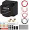 SWAWIS Trennrelais 12v 140A Zweitbatterie Kit, Manueller & Automatischer Modi Spannungsempfindliches Relais mit Bildschirmanzeige Dualer Batterietrenner mit 2m Kabel für KFZ Wohnmobilen LKW SUV RV ATV