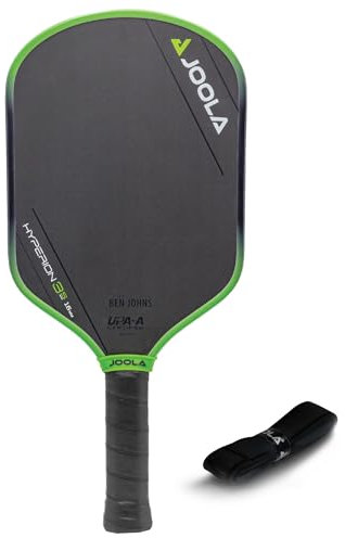 JOOLA Ben Johns Hyperion 3S - Paleta de Pickleball de 16 mm, Forma de Curva aerodinámica Alargada para Velocidad de Swing, núcleo de propulsión Que Aumenta el Giro y el Control, Certificado UPA-A,