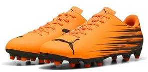 PUMA Attacanto II FG/AG - Tenis de fútbol para Hombre, Heat Fire Puma Negro, 41 EU