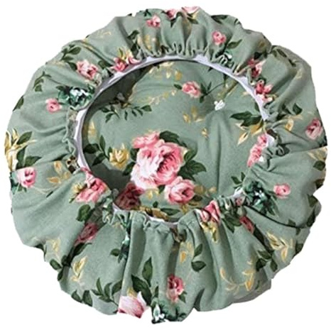 BLLMTEAR Durchmesser 30/35/40/45/50cm Rund Hocker Stuhlkissen Sitzkissen Bezug Elastische Kante, Rund Stretch, Memory Foam Kissenbezug, Dicke 6cm, Rund Bar Bezug(@5,40cm/16in)