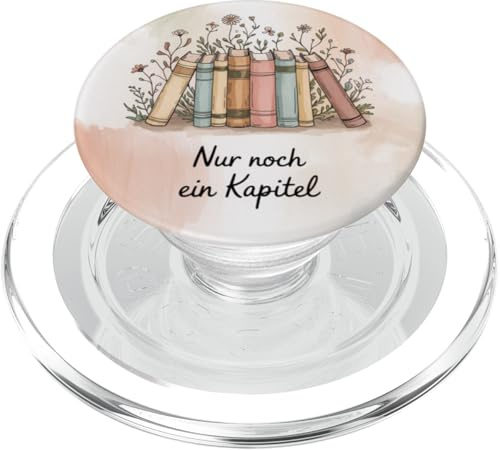 Bücher & Blumen - Vintage Lesen Spruch Nur noch EIN Kapitel PopSockets PopGrip für MagSafe
