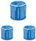 Campingaz C206 GLS Gas Cartridge - Blue, 190 g (Pack of 3)