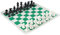 Nicear Tournament Chess Mat Portable Pu Leather Tournament Roll Up Chess Board Chess Rollable Chessboard Lightweight & Non Slip