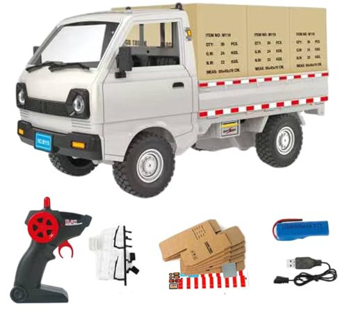 Whyzsjnclg Tiny RC Car, Mini RC Truck, camioneta de 2.4 GHz con luz, Mini automóvil Remoto portátil para niños Regalos para niñas para niños