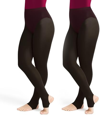 HZHSGLY 2Pairs Dance Tights, Comfortable Black Footless Dance Tights, Footless Tights Women Girls for Jazz Dancing School Uniforms