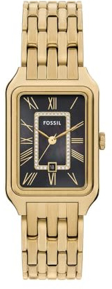 FOSSIL Damen Analog Quarz Uhr mit Edelstahl Armband ES5417