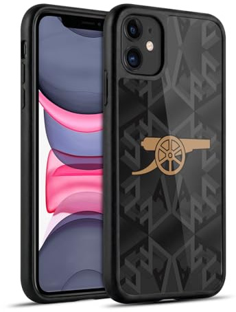 Head Case Designs Officially Licensed Arsenal FC Away 2022/23 Crest Kit Gel Armour Case [Military Grade Protection] Compatible With Apple iPhone 11