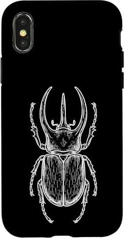 Hercules Beetle Illustration Case for iPhone X/XS