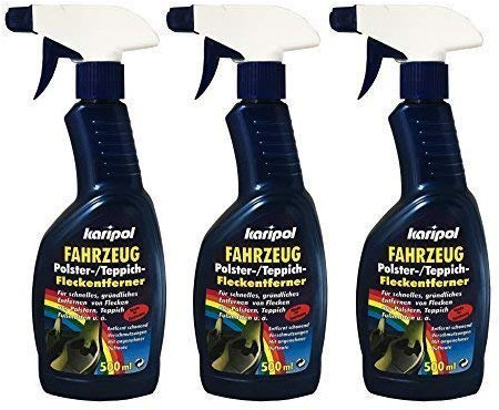 12 x 500ml karipol Fahrzeug Polster- Teppich- Fleckentferner, KFZ Polsterreiniger