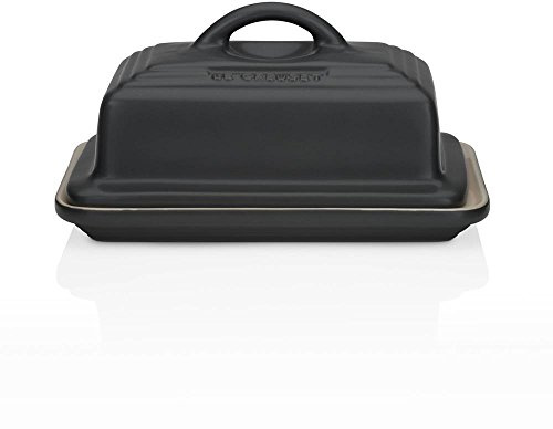 Le Creuset Butter Dish Satin Black (Black)