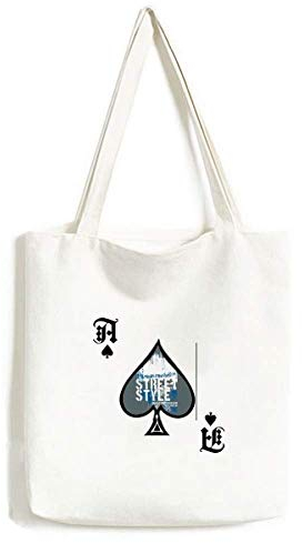 Graffiti Street Landmark Urban Art Muster Handtasche Craft Poker Spaten waschbare Tasche