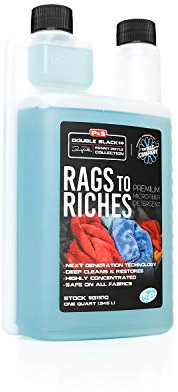 P & S PROFESSIONAL DETAIL PRODUCTS - Rags to Riches - Detergente de microfibra de, limpia y restaura profundamente, seguro en todas las telas