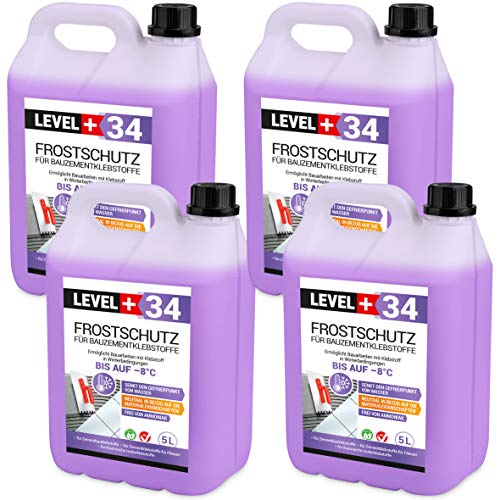 20 L Frostschutz für Bauzementklebstoffe, Zementkleber Fliesenkleber für thermische Isolierklebstoffe RM34