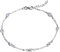 JO WISDOM Damen Armband Bead Silber 925 mit AAA Zirkonia June Geburtsstein Alexandrit Farbe Fußkettchen