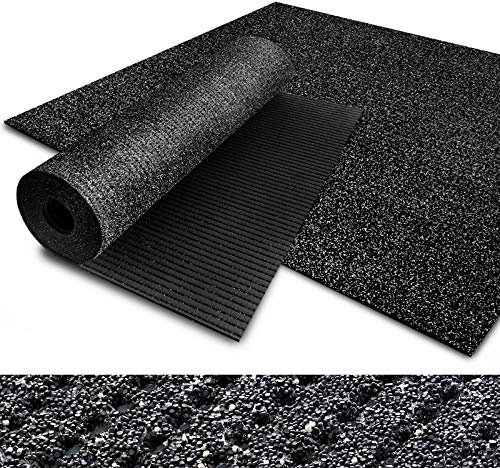 Antirutsch-Sicherheitsmatte gegen Glätte | Granulatbeschichtet | Vielseitig in Außen- und Innenbereichen einsetzbar | Temperaturbeständig & wetterfest | viele Farben & Größen (120 x 50 cm, Anthrazit)