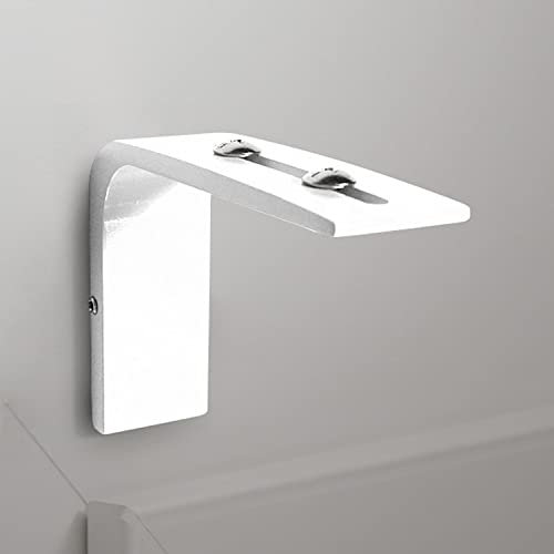 Lot de 1 Équerres Design de Fixation Murale avec Déport 2-8cm pour Tout Type de Store - Blanc
