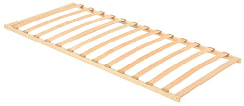 Tidyard Lattenrost mit 13 Latten Tellerlattenrost Lattenrahmen Holzlattenrost 90x200 cm
