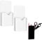 Cerolopy 2pcs Magnetic Pen Holder White Pen And Eraser Magnetic Marker Holder For Whiteboards,fridge,refrigerator,home,office