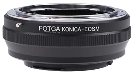 Fotga Lens Mount Adapter für Konica AR Mount Objektiv an Canon EOS EF-M Mount M M2 M3 M5 M6 II M10 M50 M100 M200 Spiegellose Kamera Konica-EOSM