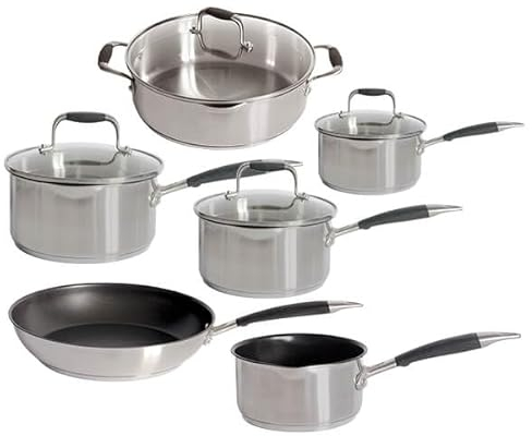 Stoven Soft Touch Induction 5 Piece Cookware Set Plus 28cm Sauteuse