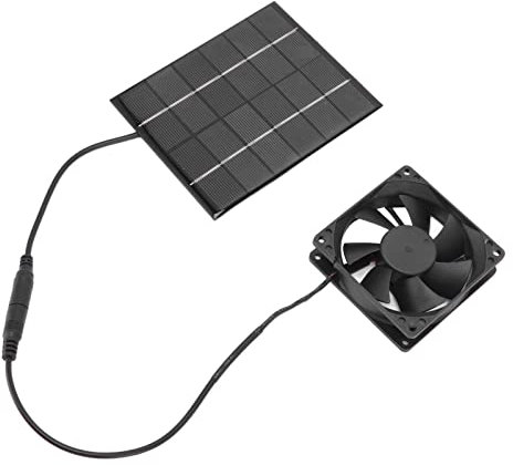 Ventilateur de panneau solaire, ventilateur d'extraction à large application pour serre