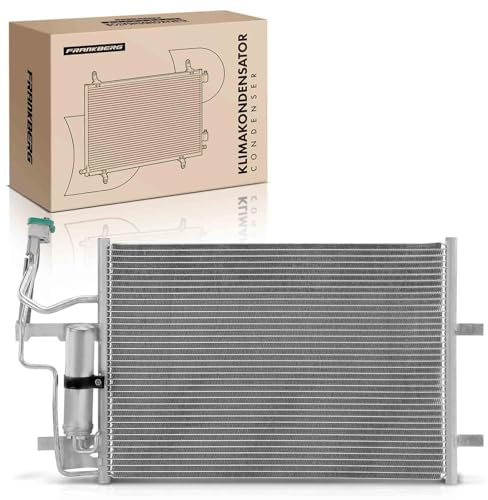 Frankberg Kondensator Klimaanlage Replace# BP4K61480D,BPYK6148Z | Kompatibel mit Mazda 3 Stufenheck BK 1.6L 2.0L, 5 CR19 1.8L 2.0L; ohne Trockner, mit Halter
